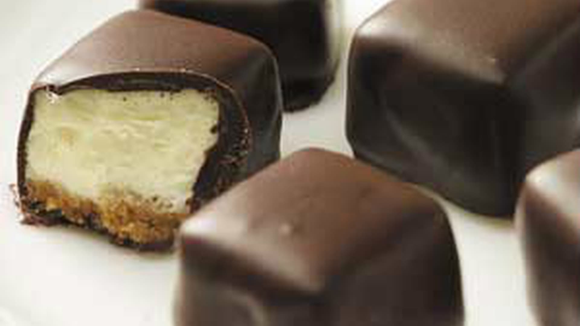 Chocolate Covered Cheesecake Bites