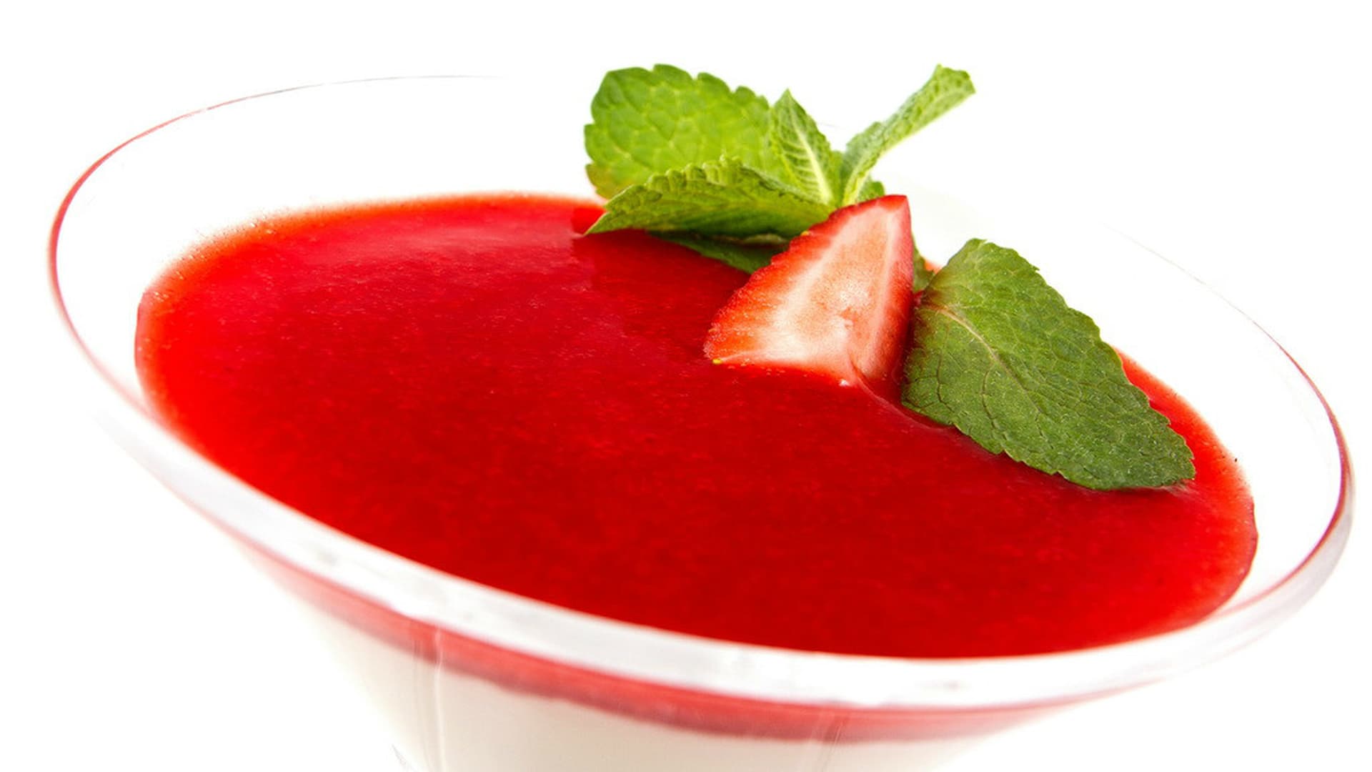 Strawberry Panakotta