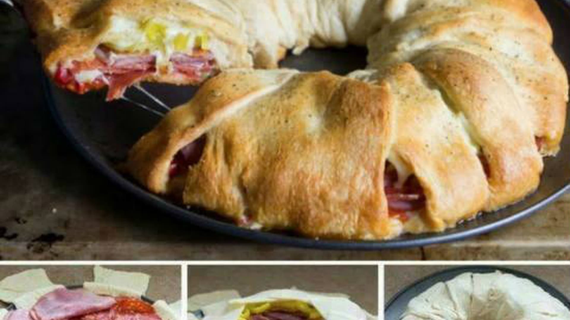 Spicy Italian Crescent Rings