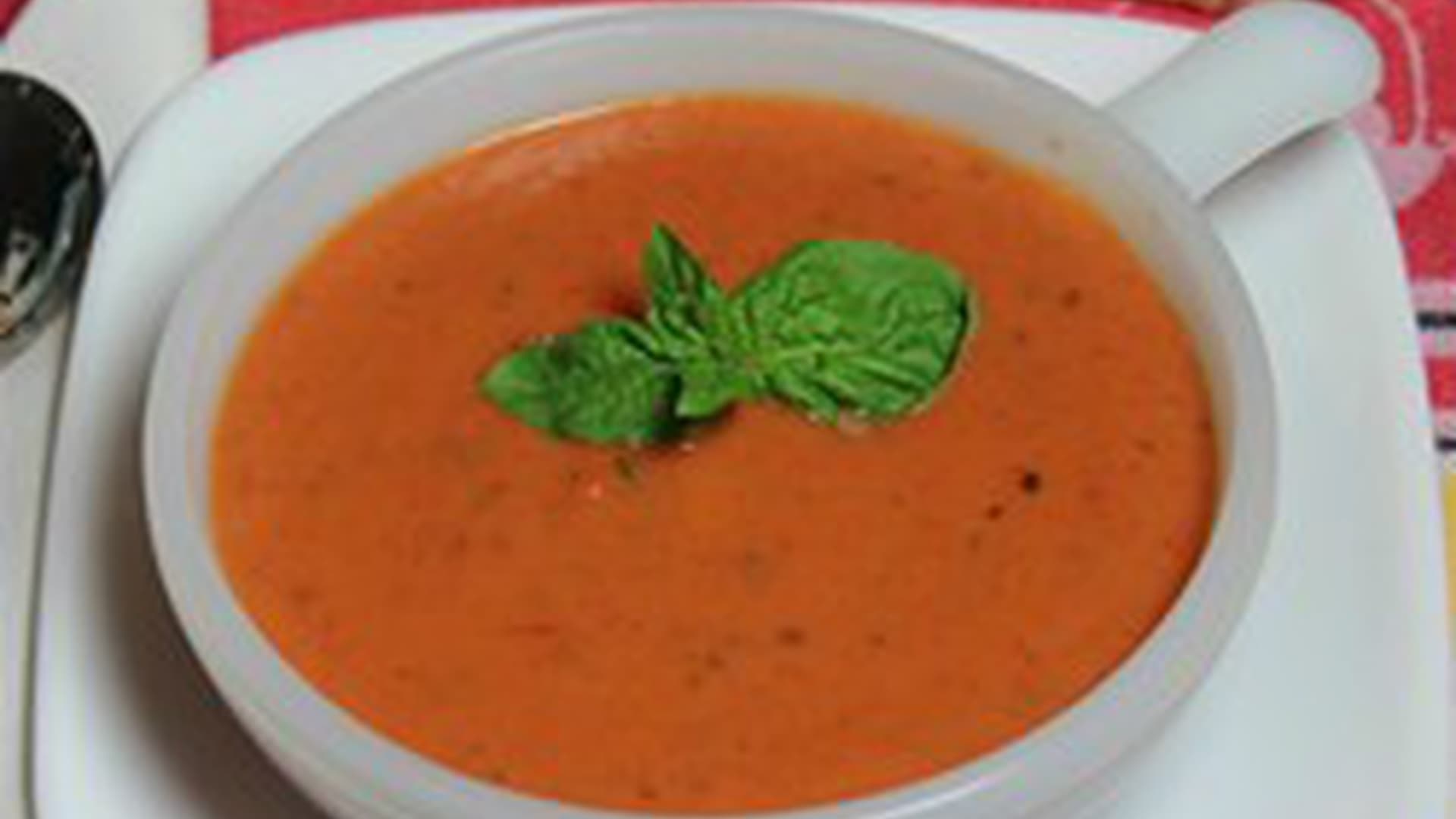 Cream of tomato soup