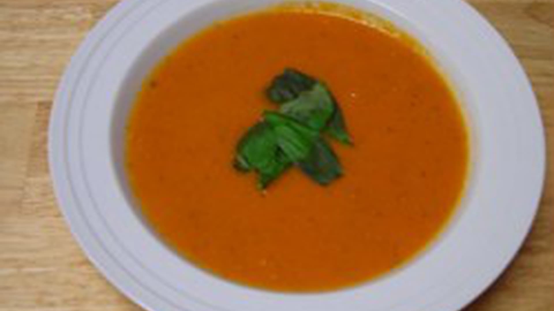 Cream of tomato soup