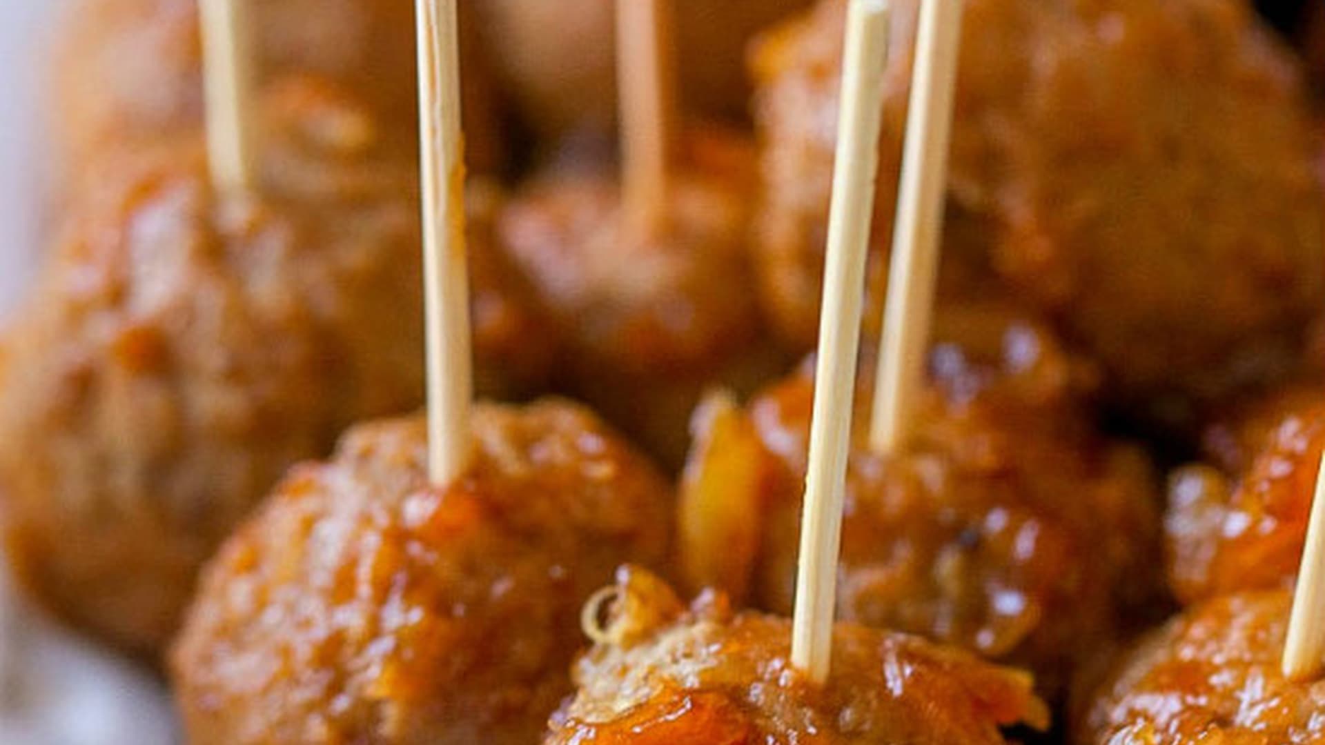 Barbecue Pineapple Meatballs