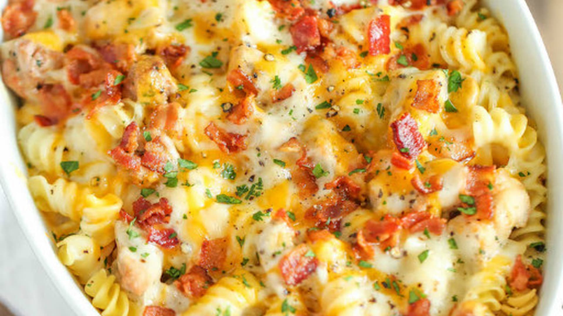 Chicken Bacon Ranch Casserole