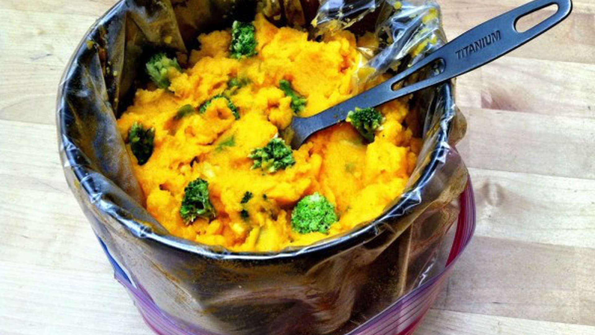 Mashed Potatoes and Broccoli