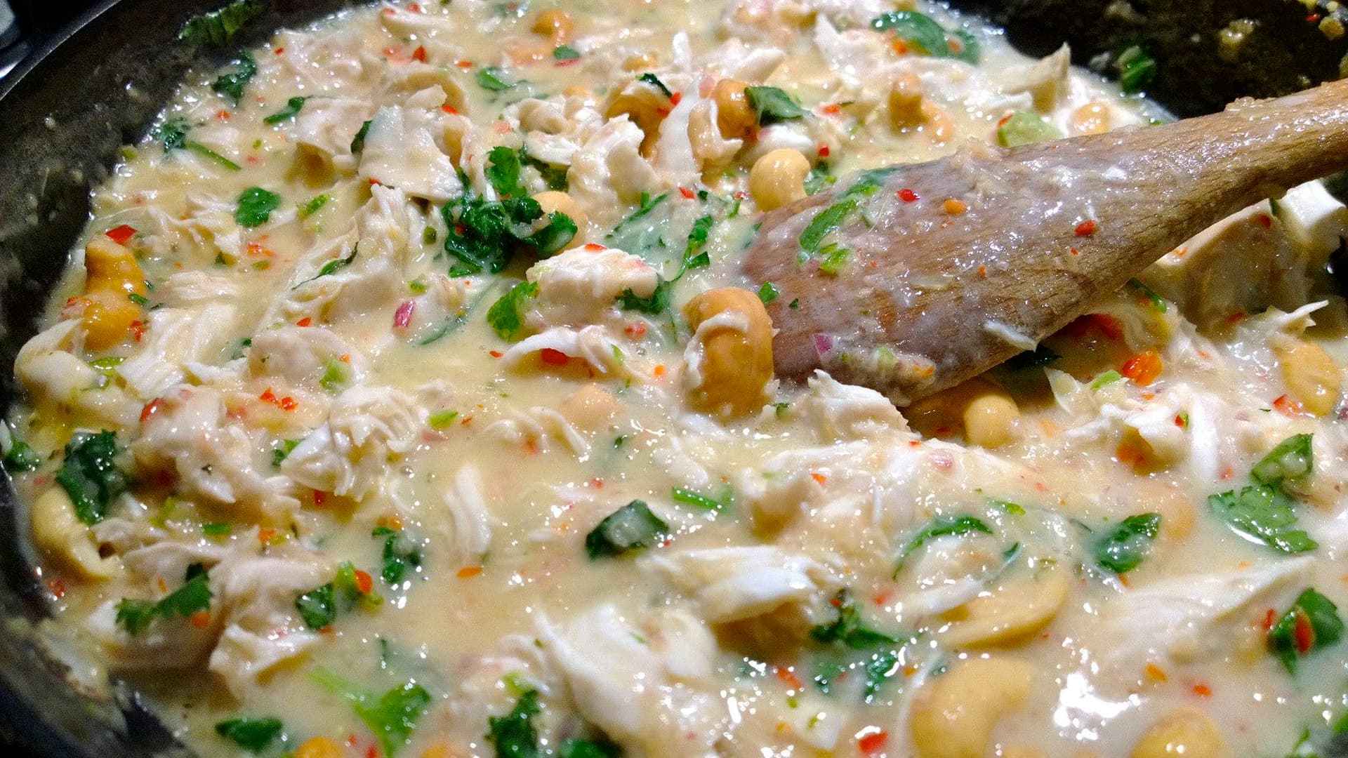 Warm Chicken and Coconut Salad