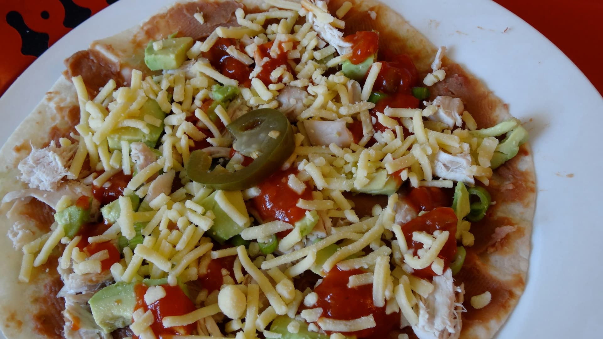 BBQ Quesadillas with Chicken and Beans