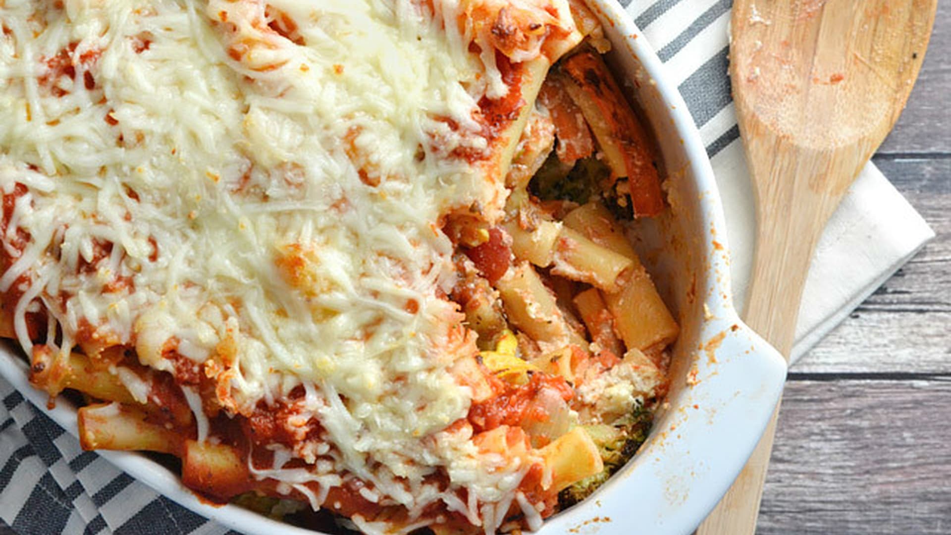 Roasted Vegetable Baked Ziti
