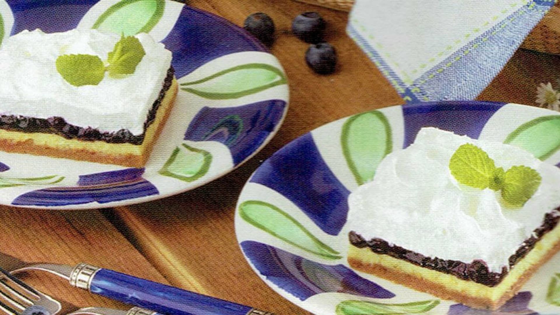 Blueberry Cream Dessert