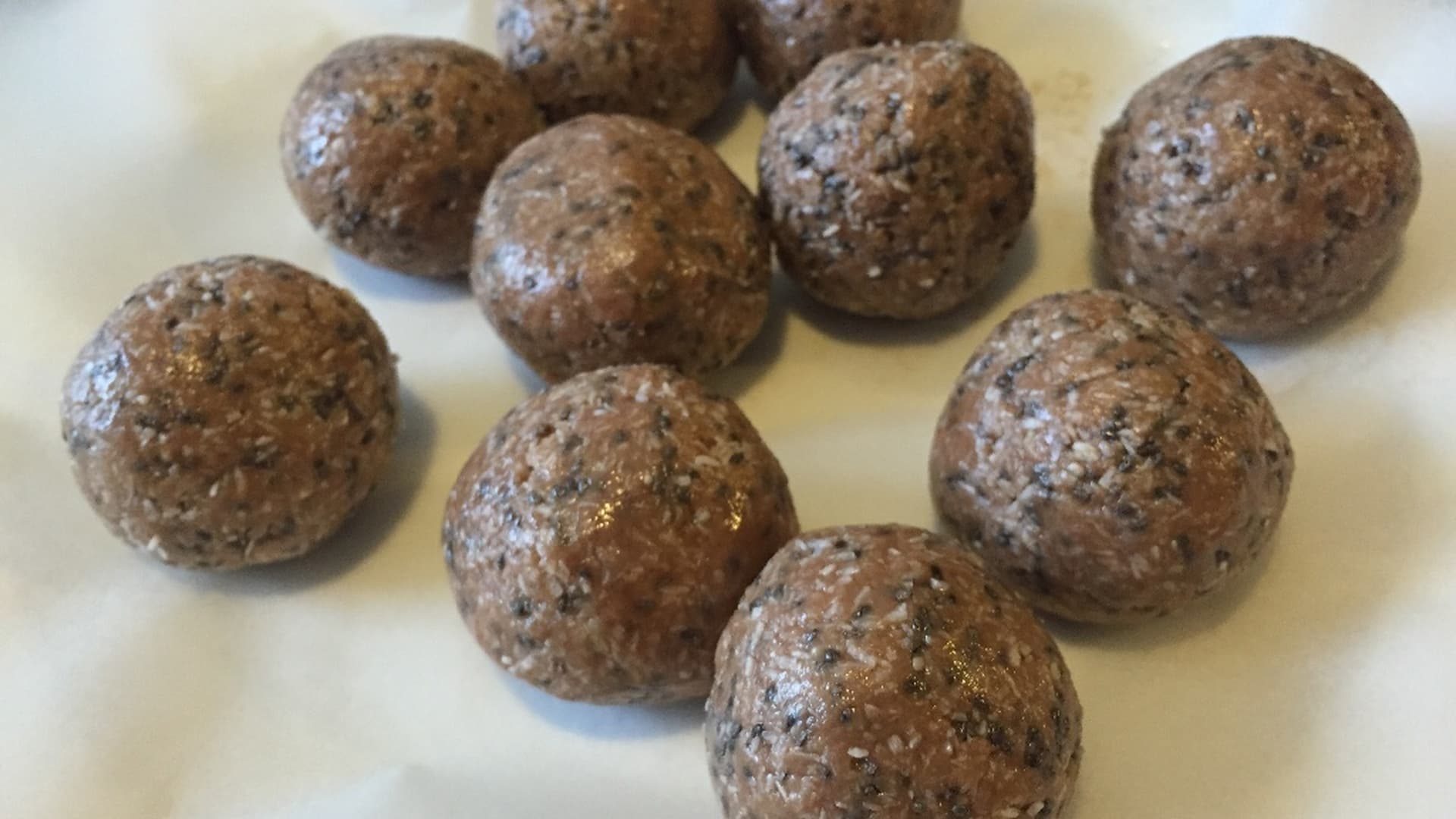 Tahini, Coconut and Chai Bliss Balls