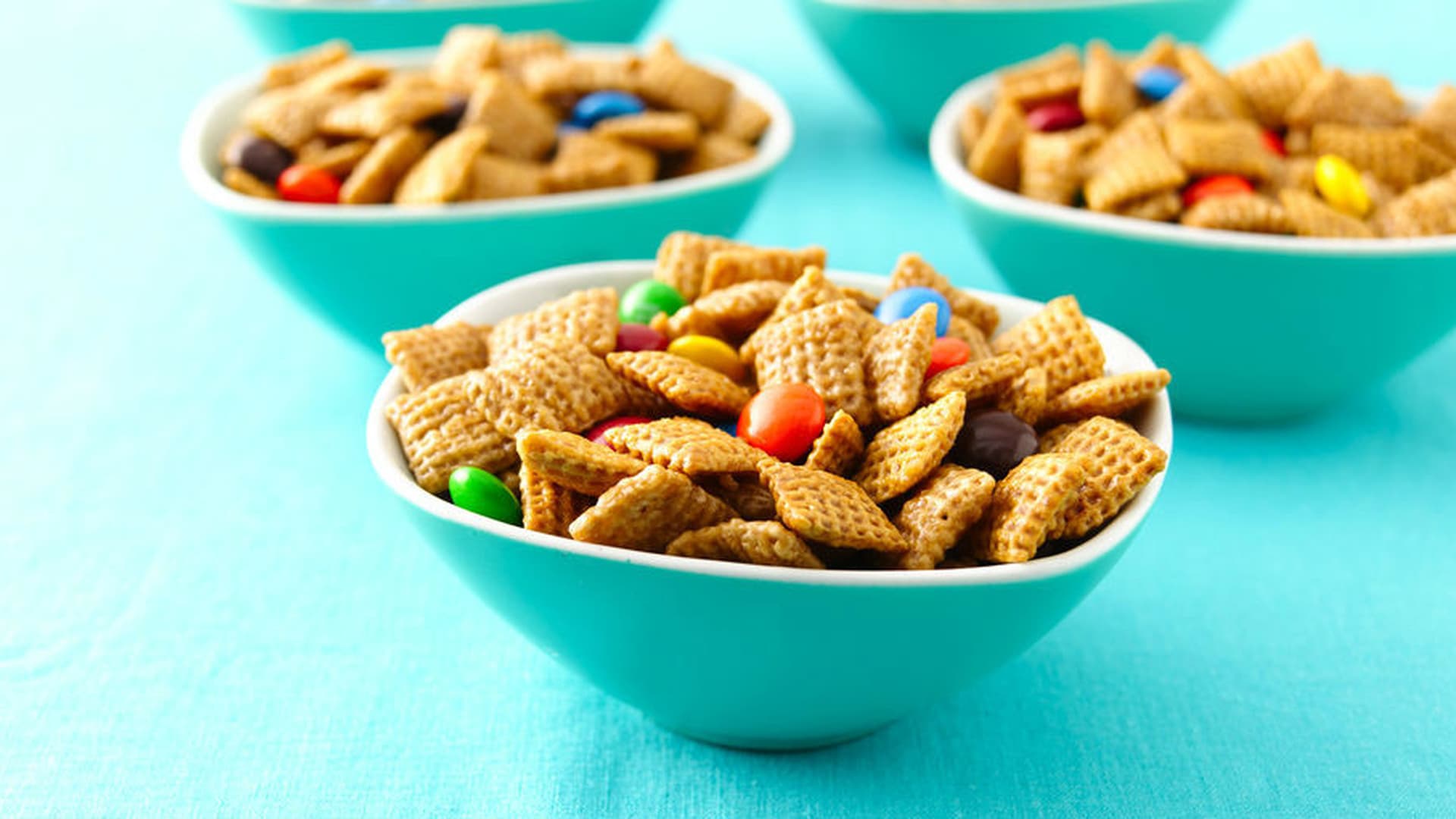 Caramel Crispy Chex Mix