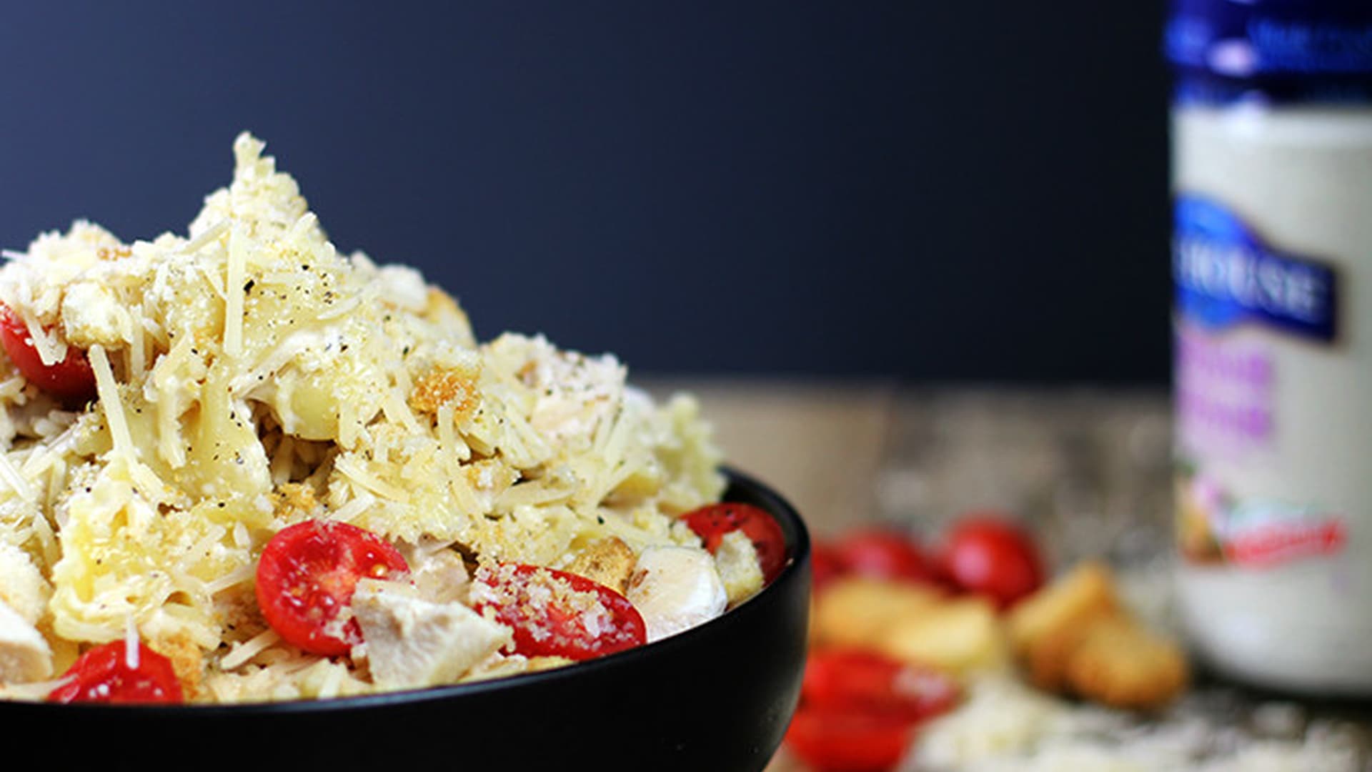 Chicken Caesar Pasta Salad