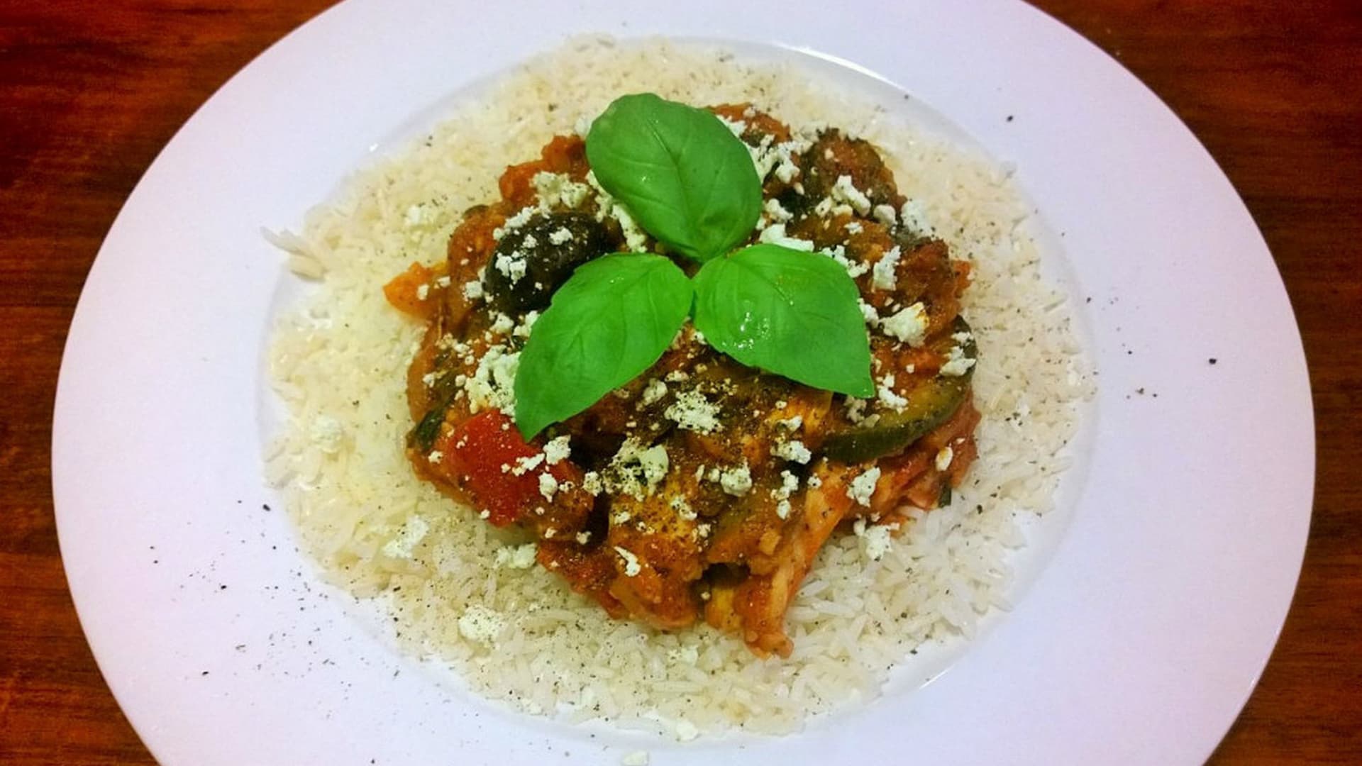 Mediterranean Vegetables with Chicken