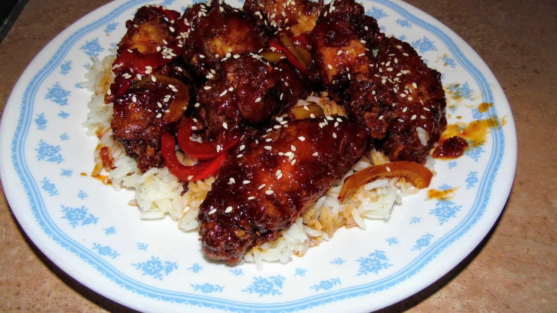 Korean crunchy fried chicken