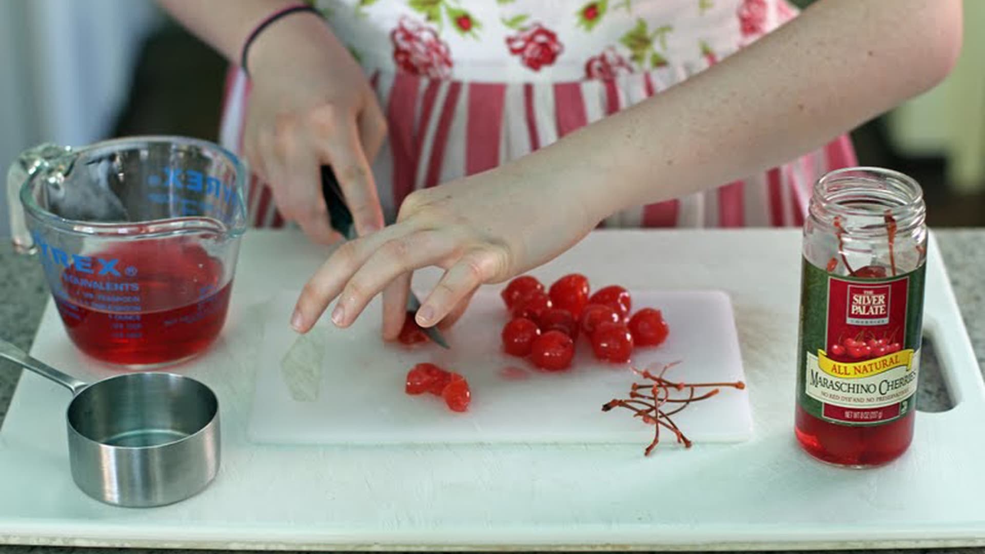 Maraschino Party Cake
