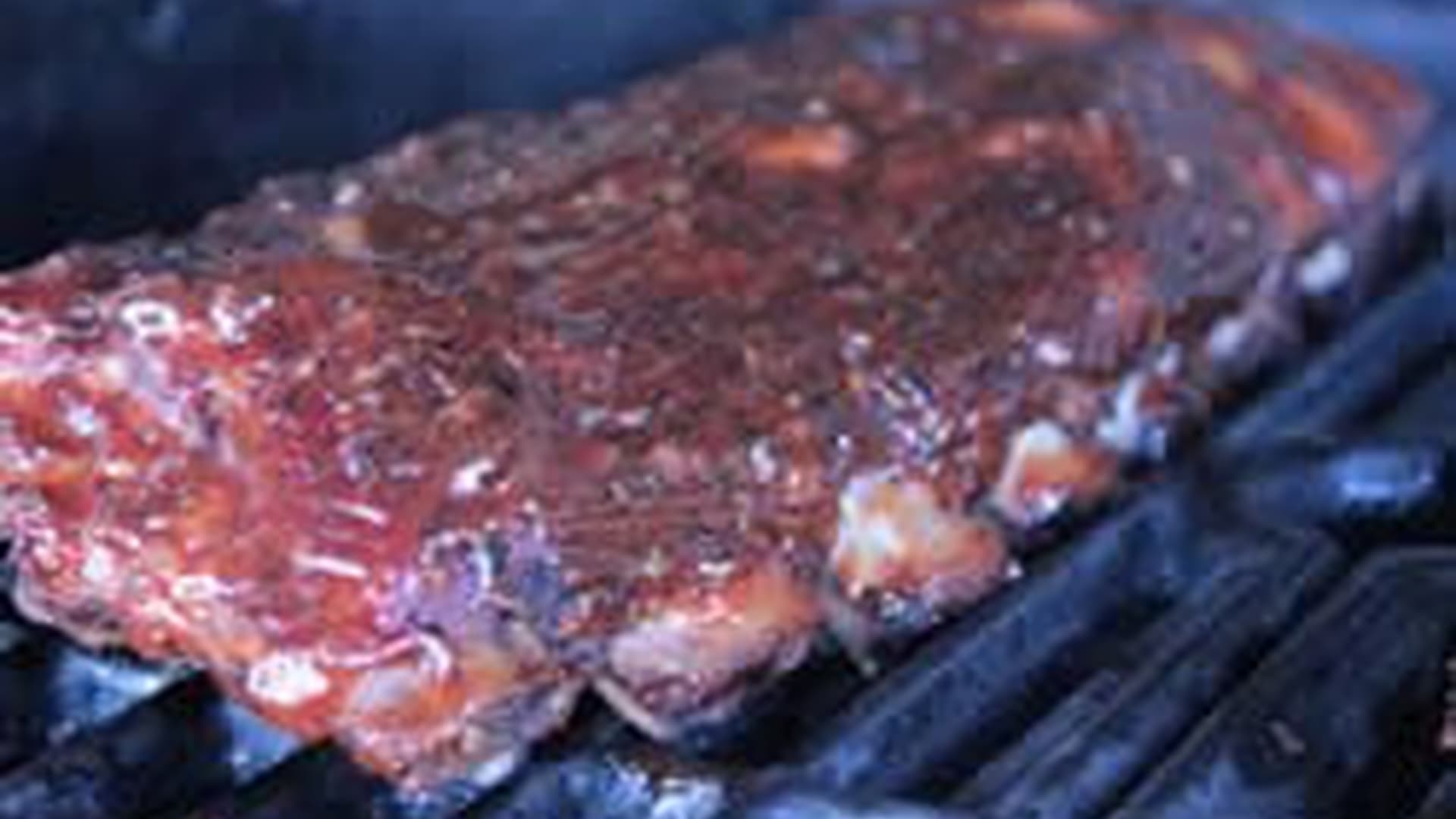 BBQ ribs with coffee brine