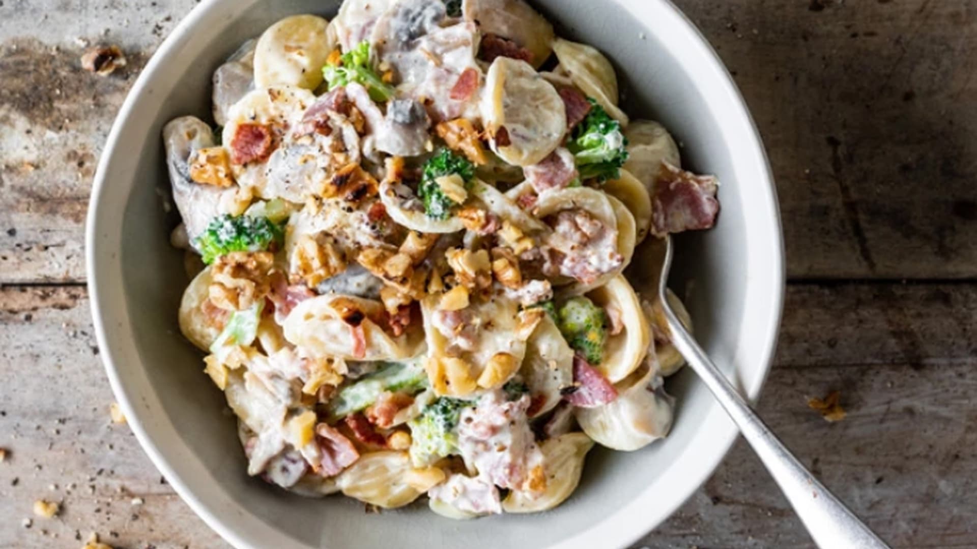 Bacon & Mushroom Pasta