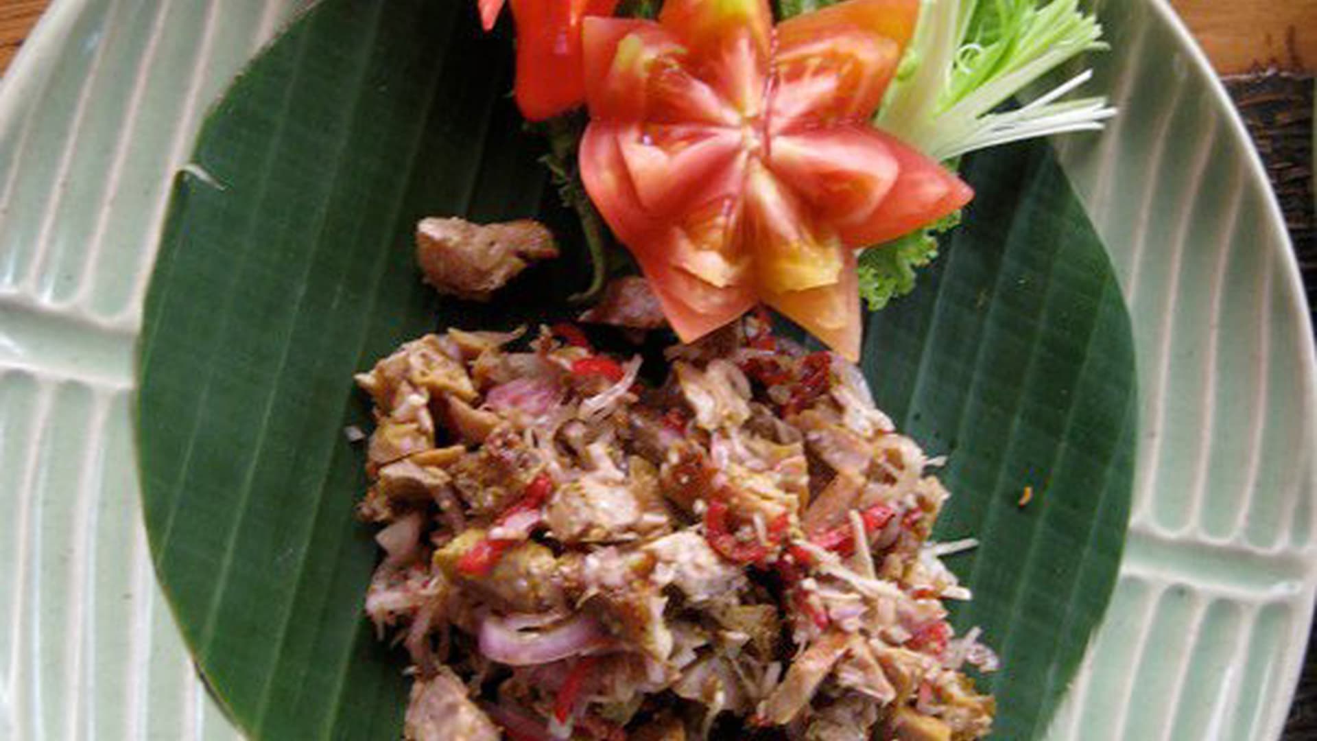 Balinese Grilled Fish Salad - Ikan Panggang Sambal Matah