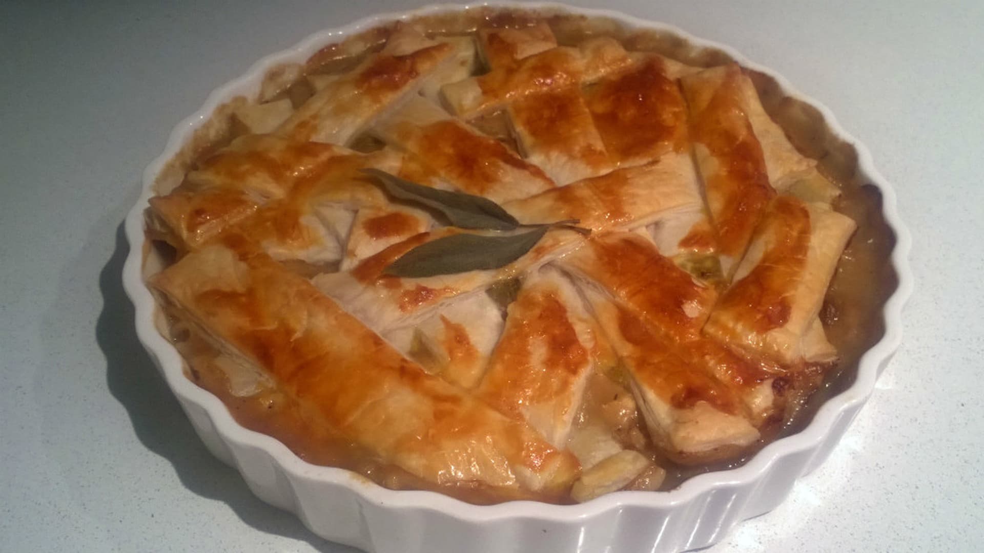 Turkey and Leek Pie