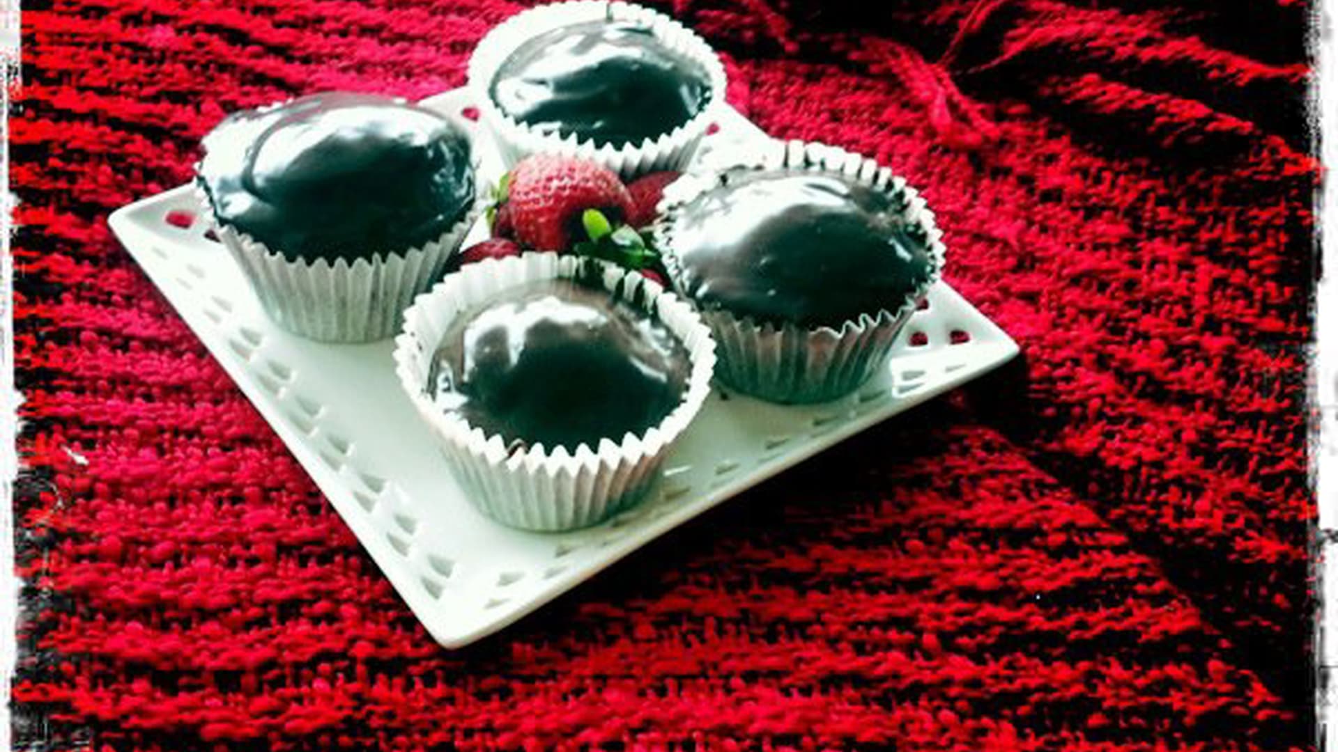 Chocolate devil's food cupcakes