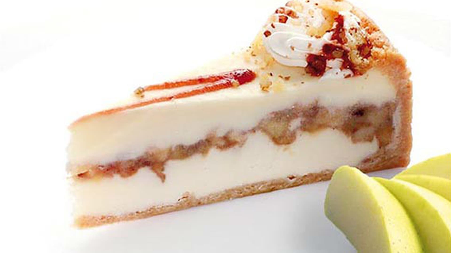 Apple cheesecake