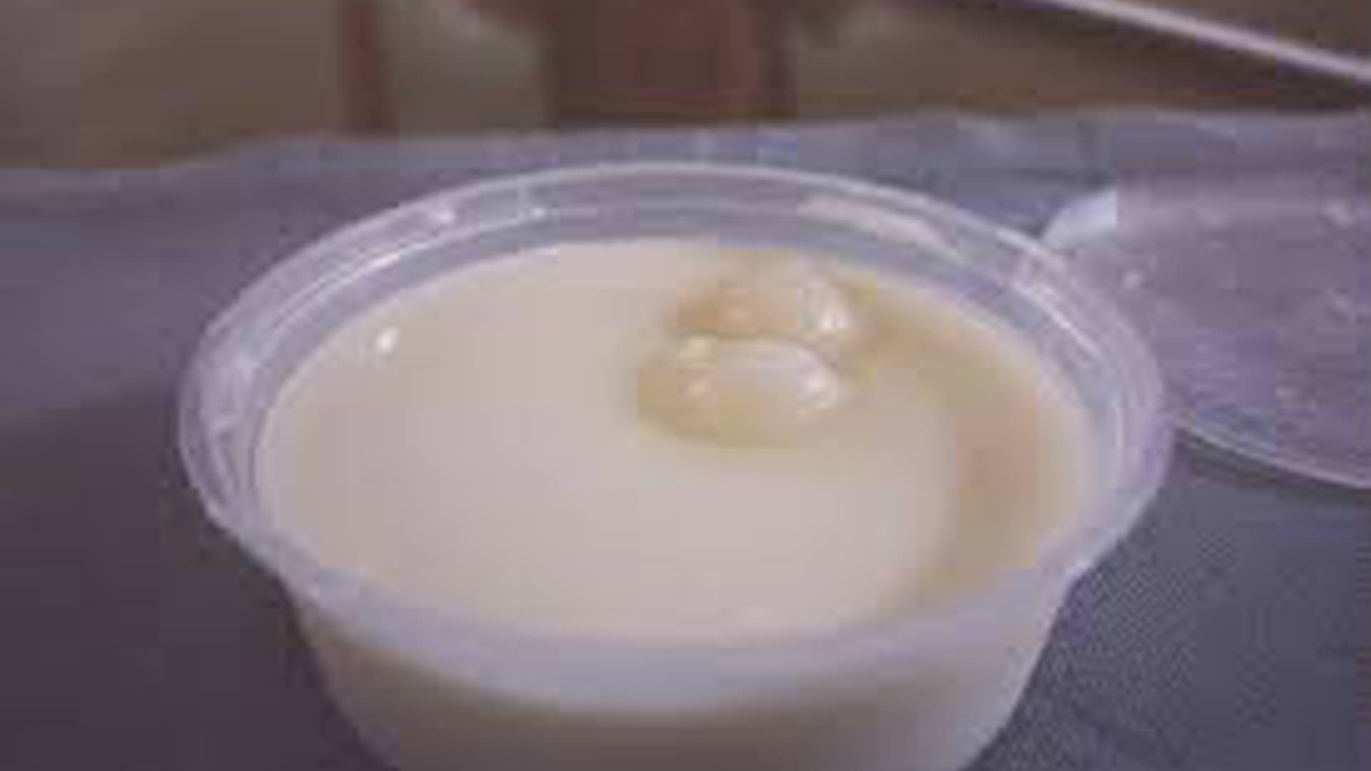 Soya bean longan pudding