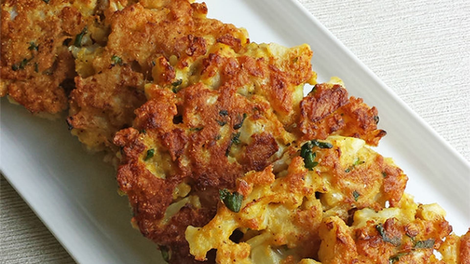 Cauliflower Fritters