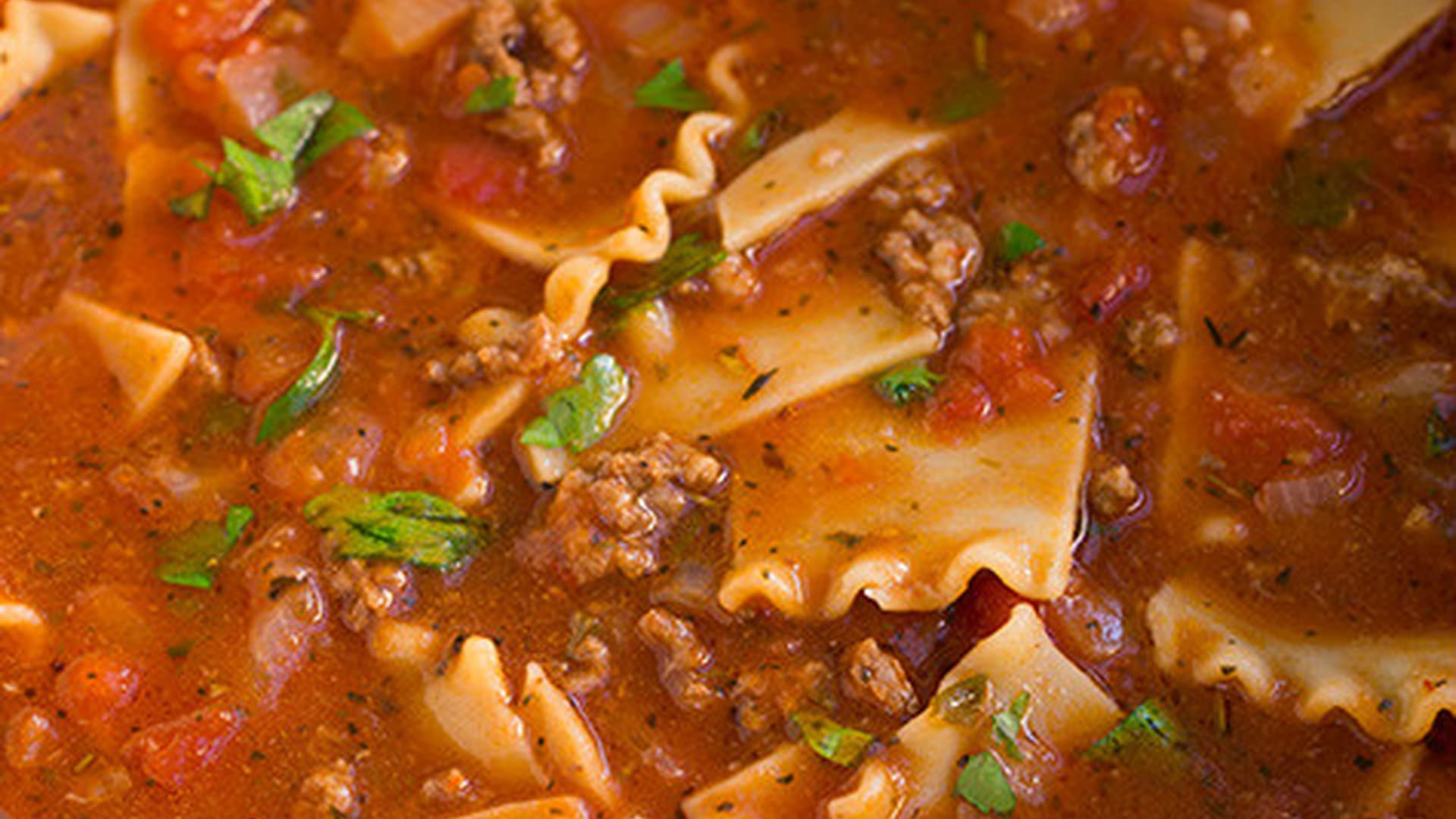 Lasagna Soup