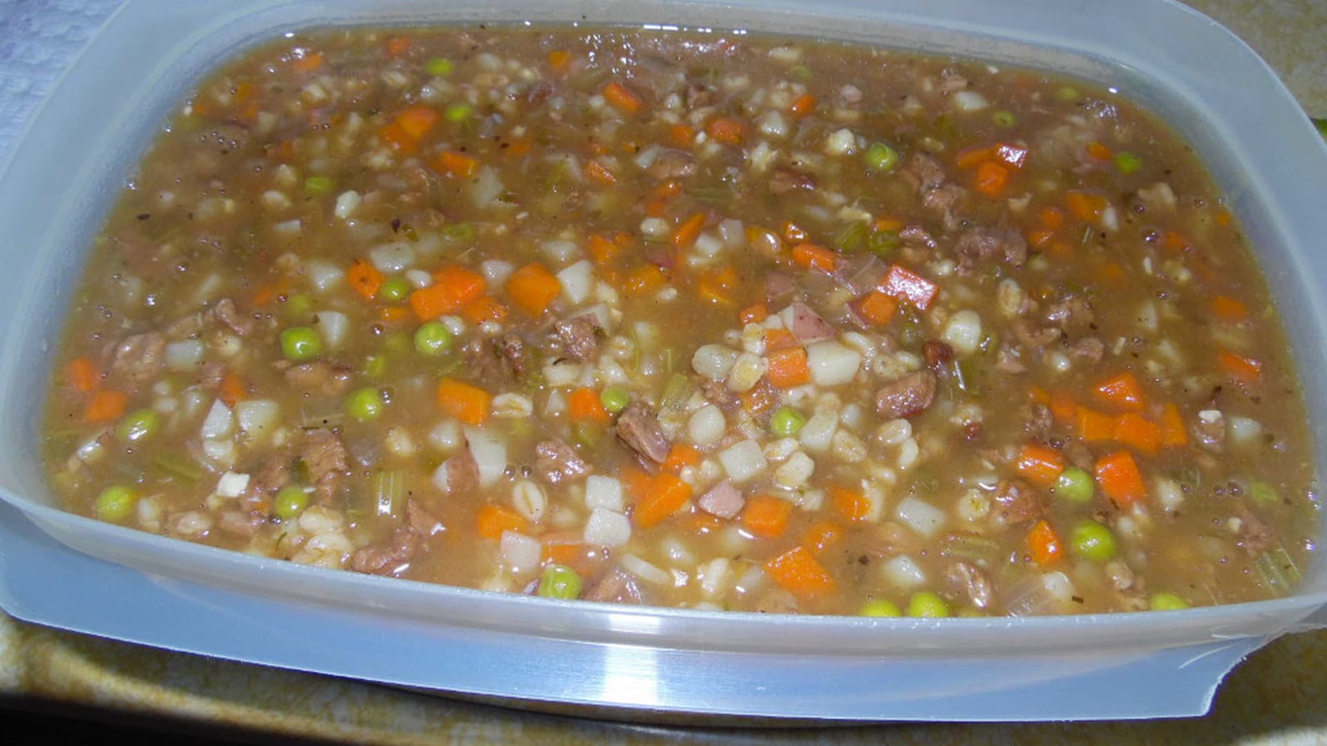 Beef Barley Soup With Vegetable